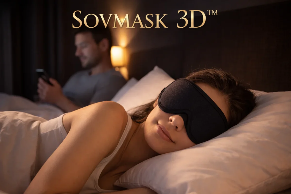 Sovmask 3D™ – Ergonomisk sovmask