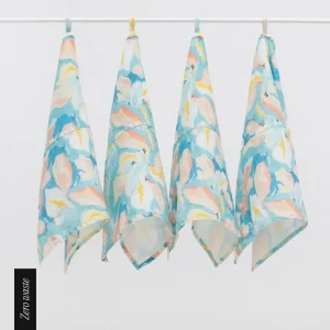 Kökshandduk i linne, Pastell Iris | Linen Tales