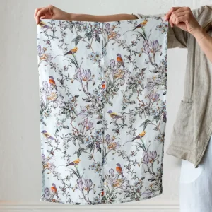 Kökshandduk i linne, Birds | Linen Tales