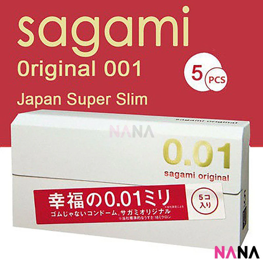 Sagami Original 0.01 Ultra Thin Condom 5pcs - Bild 2