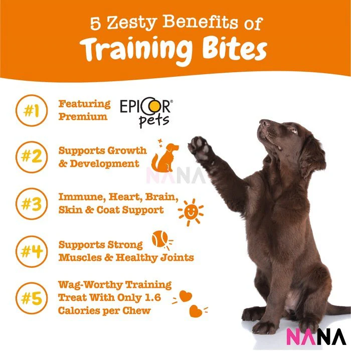 Zesty Paws All In One Training Bites - Bacon Flavor 8oz/226g - Bild 3