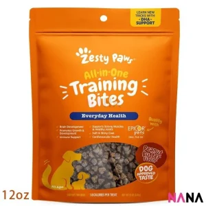 Zesty Paws All In One Training Bites - Peanut Butter Flavor 12oz