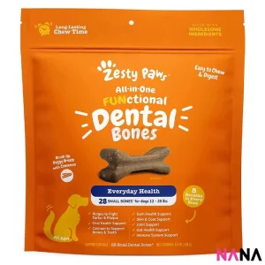 Zesty Paws Dental with Cinnamon Dog Treats - Small 28 ct